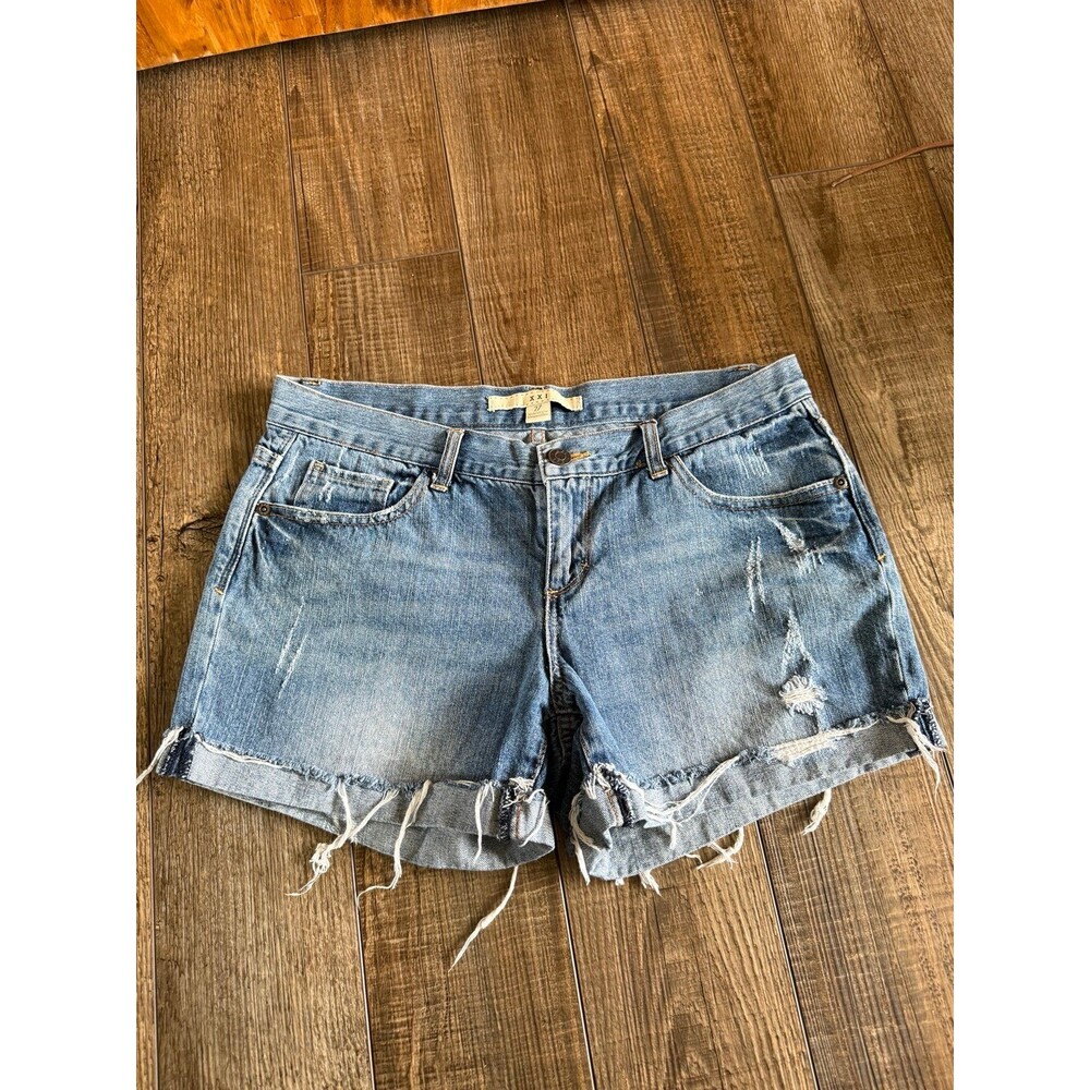 XXI Cuffed Denim Shorts Sz. 27